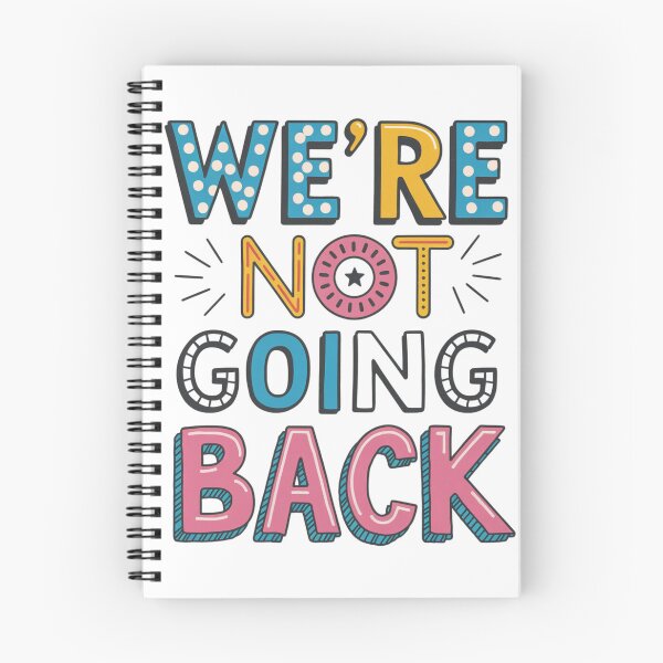 Item preview, Kamala Walz Election Slogan "We’re Not Going Back" Political Design designed and sold by BlissfulPrintz.