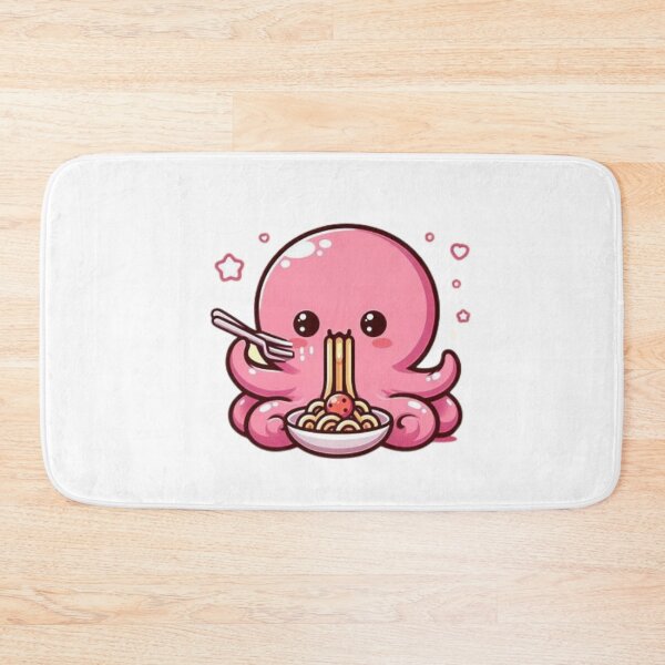 Item preview, octopus eating spaghetti designed and sold by Eternalski.