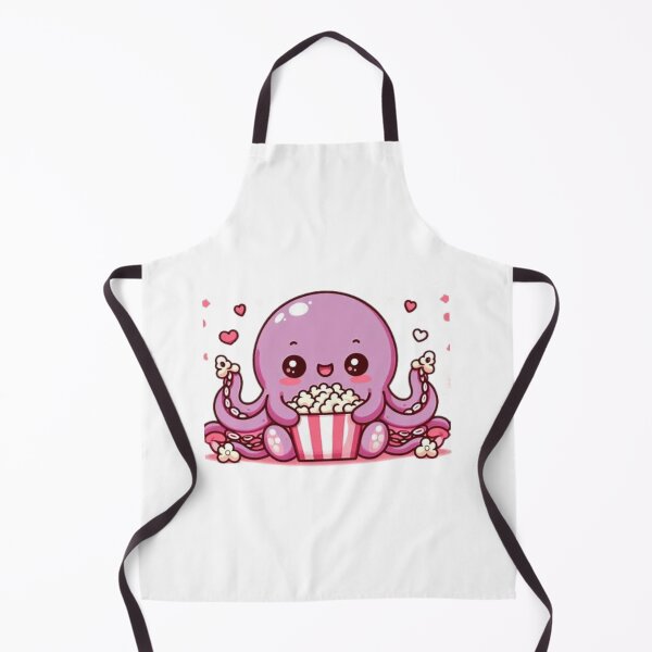 Item preview, octopus eating popcorn designed and sold by Eternalski.