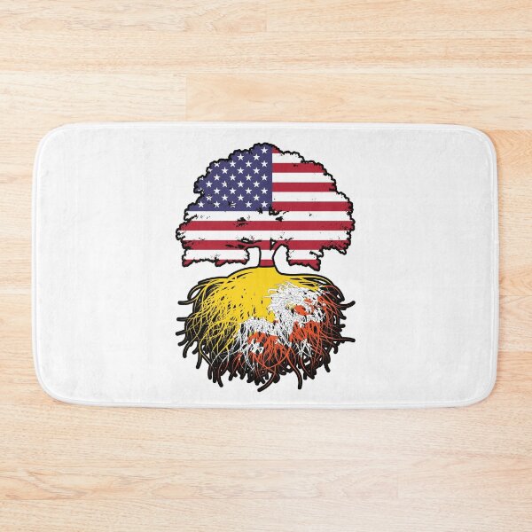 Item preview, Bhutan Bhutanese American USA Tree Roots Flag designed and sold by FlagX.