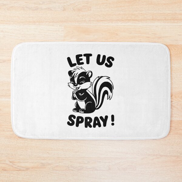 Item preview, Let Us Spray! Funny Skunk Pun designed and sold by PMCreative.