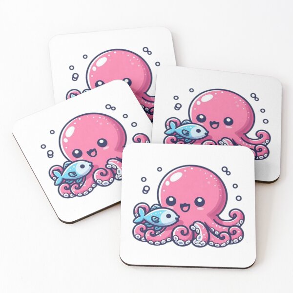 Item preview, octopus eating fish designed and sold by Eternalski.
