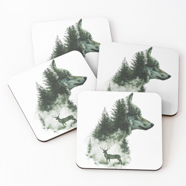 Item preview, Wolf In Forest designed and sold by NicolasGlowArt.