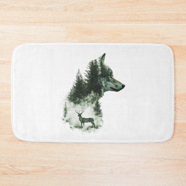 Item preview, Wolf In Forest designed and sold by NicolasGlowArt.