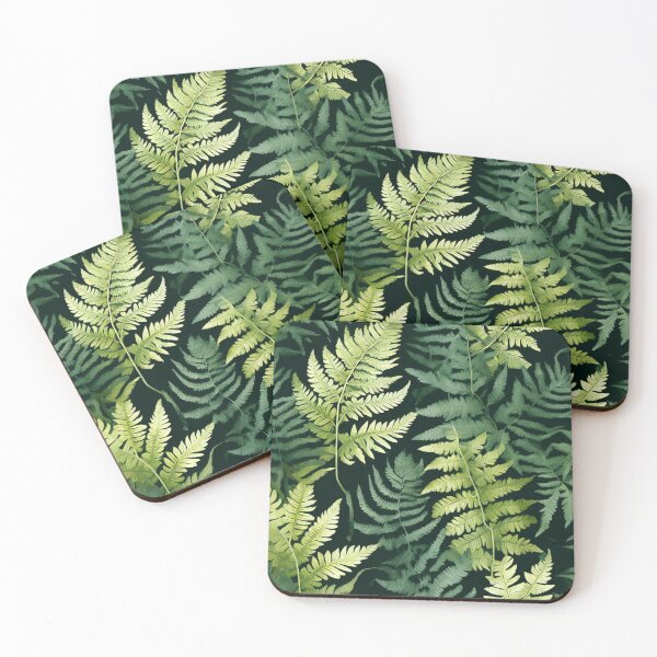 Item preview, Green Botanical Imprint Pattern designed and sold by BirdsnStuff.