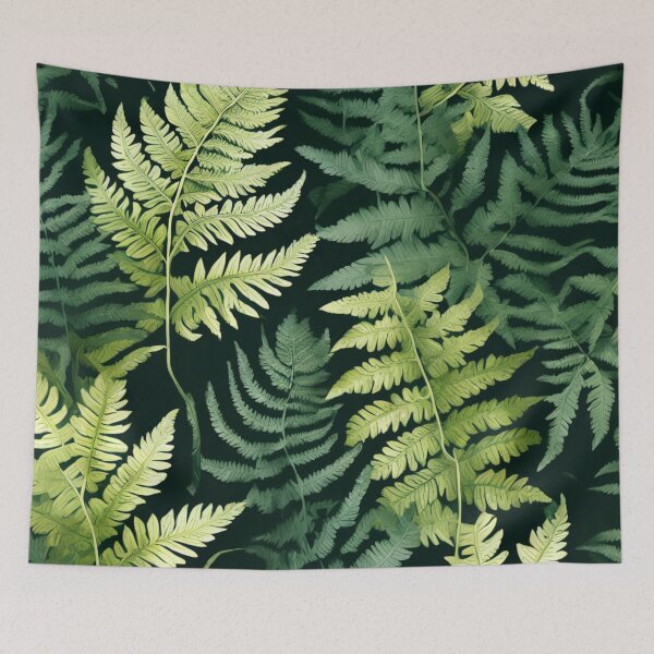 Item preview, Green Botanical Imprint Pattern designed and sold by BirdsnStuff.