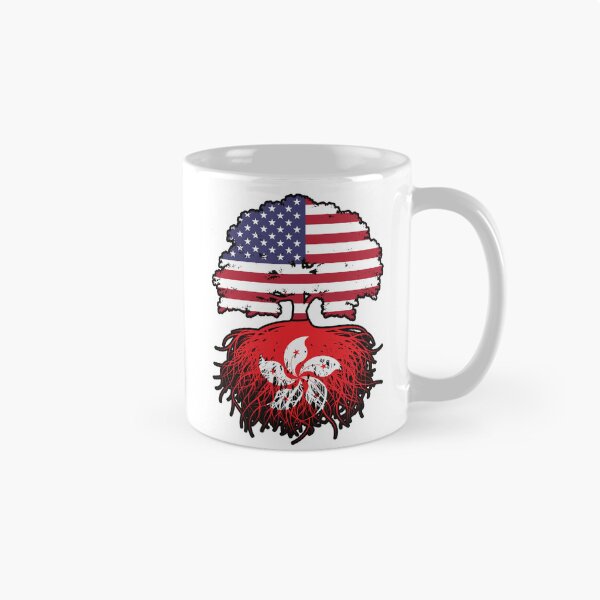 Item preview, Hong Kong Hong Konger American USA Tree Roots Flag designed and sold by FlagX.