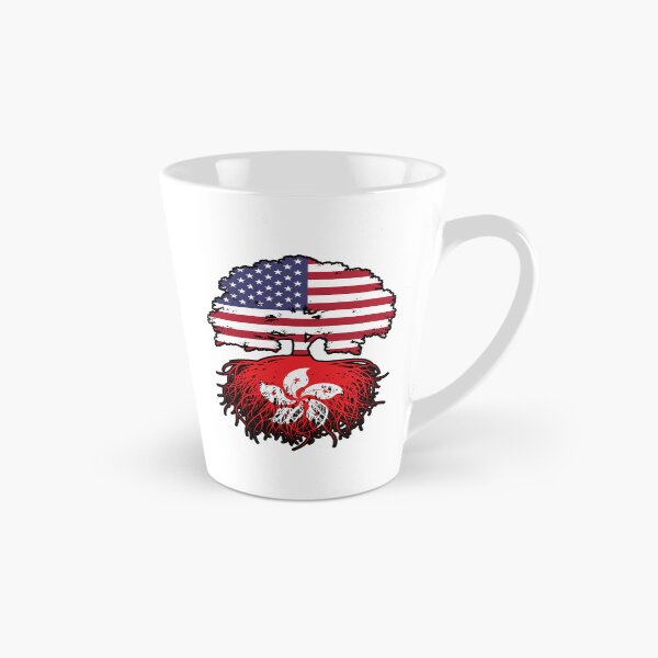 Item preview, Hong Kong Hong Konger American USA Tree Roots Flag designed and sold by FlagX.