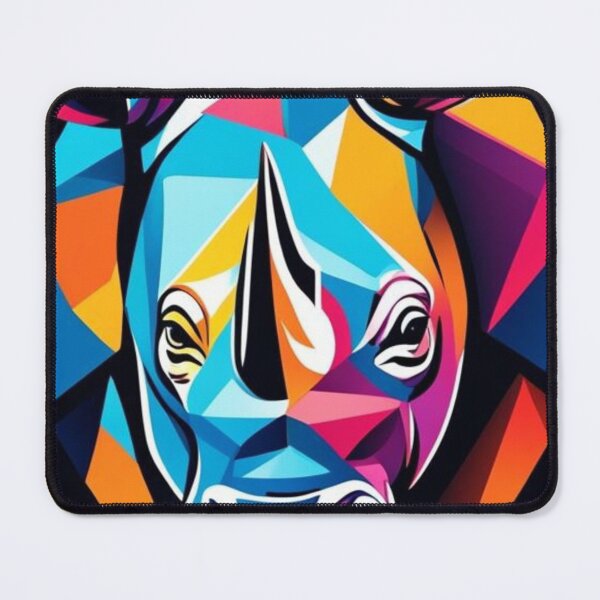Item preview, Colorful rhinoceros designed and sold by lokirick.