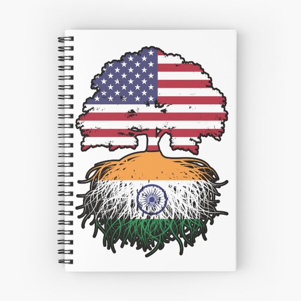 Item preview, India Indian American USA Tree Roots Flag designed and sold by FlagX.
