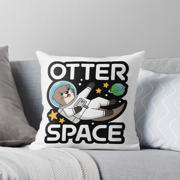 Item preview, Otter Space! Cute astronaut Otter Pun designed and sold by PMCreative.