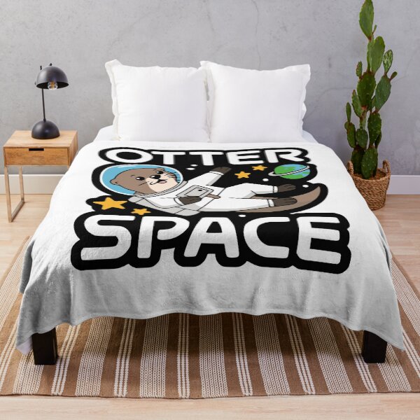 Item preview, Otter Space! Cute astronaut Otter Pun designed and sold by PMCreative.