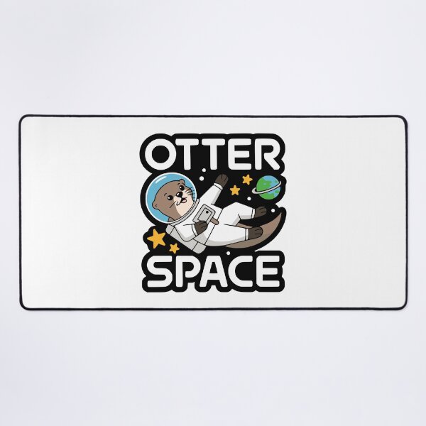 Item preview, Otter Space! Cute astronaut Otter Pun designed and sold by PMCreative.