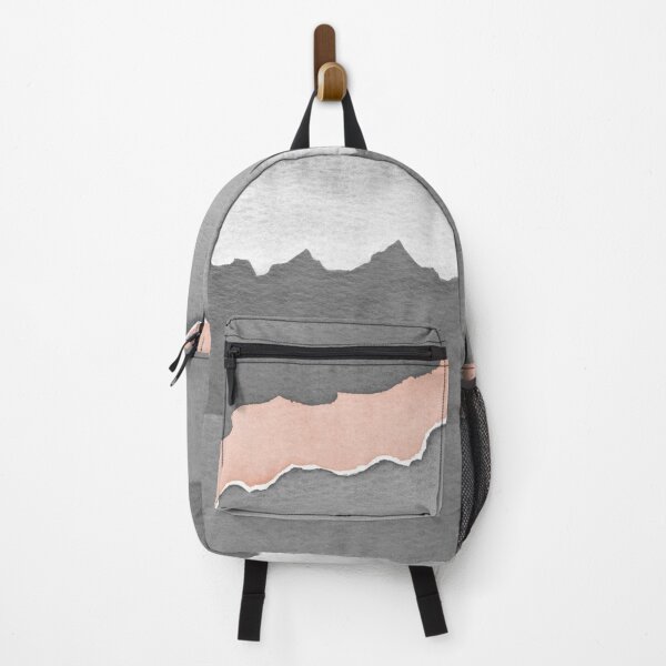 Item preview, Desert Sunset Abstract Watercolor Painting - Slate + Coral designed and sold by Irene Estelle.