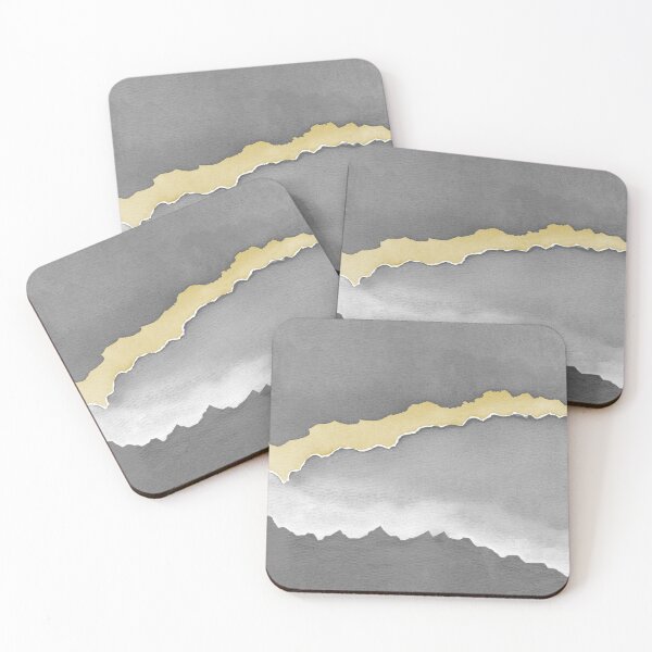 Item preview, Desert Sunset Abstract Watercolor Painting - Slate + Saffron designed and sold by Irene Estelle.