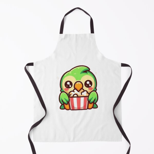 Item preview, parrot eating popcorn designed and sold by Eternalski.