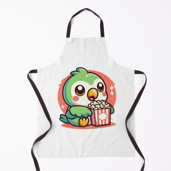 Item preview, parrot eating popcorn designed and sold by Eternalski.
