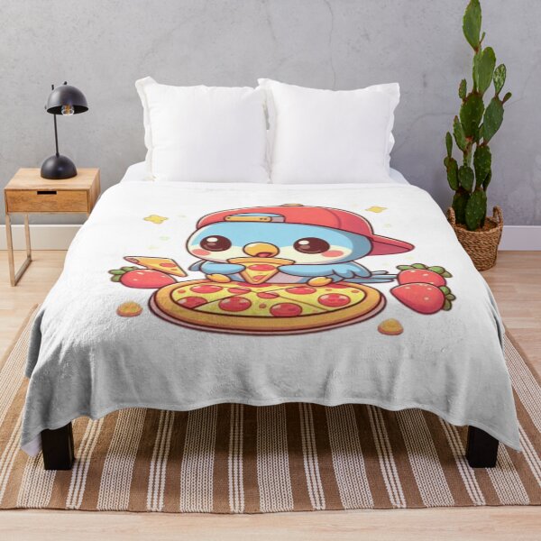 Item preview, loro comiendo pizza designed and sold by Eternalski.