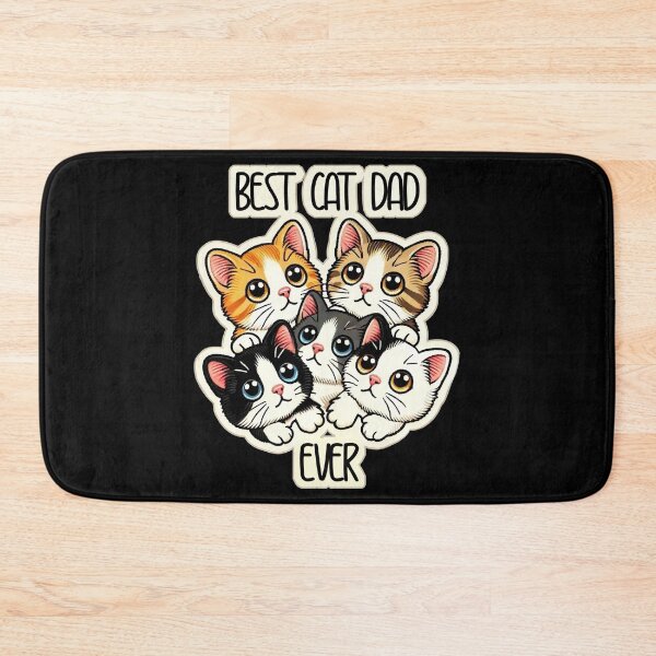 Item preview, Best Cat Dad Ever - Father of cats - Pritty Cute Kitties designed and sold by Rodim91.
