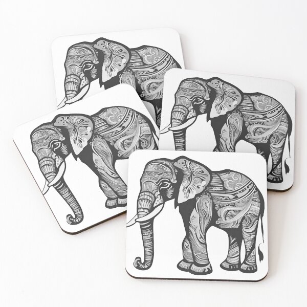 Item preview, Retro elephant designed and sold by katgosnice.