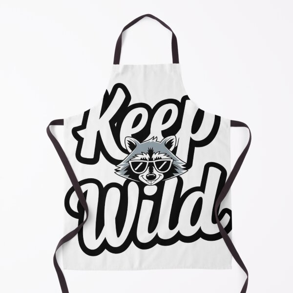 Item preview, Keep Wild Funny Raccoon designed and sold by KrissGraphShop.