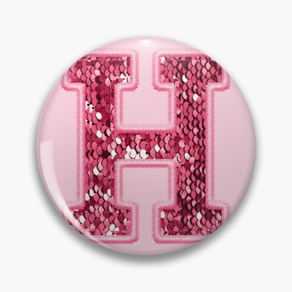 Item preview, H Preppy Varsity Letter Patch designed and sold by Creative Brat Design Studio.