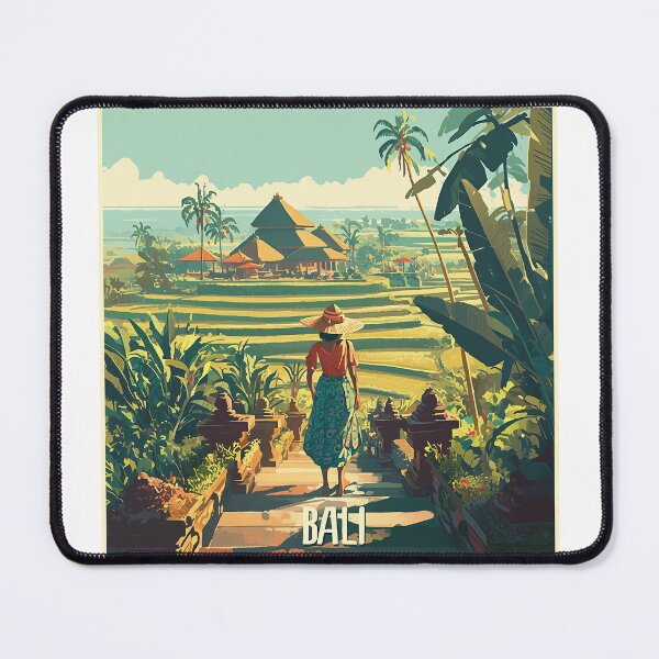 Item preview, Bali Vacation Poster Illustration designed and sold by Christian Weiss.