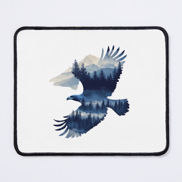 Item preview, Flying Eagle Mountains designed and sold by NicolasGlowArt.
