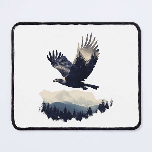 Item preview, Eagle In Mountains designed and sold by NicolasGlowArt.