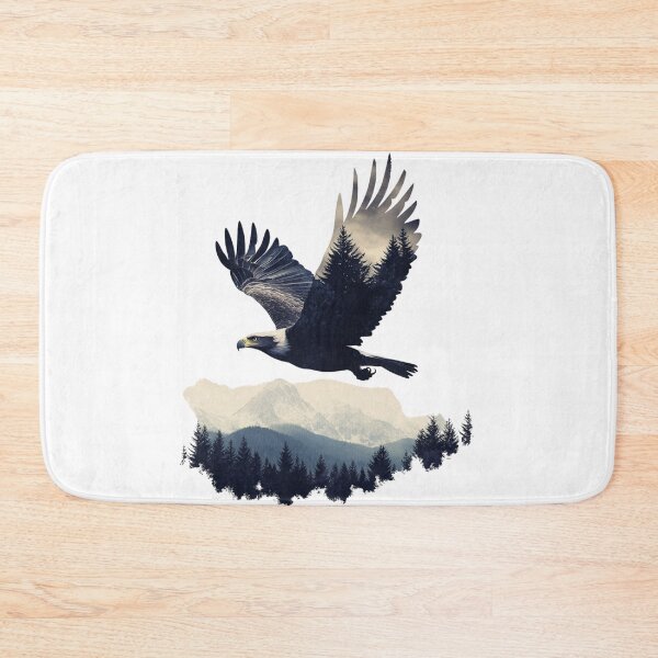 Item preview, Eagle In Mountains designed and sold by NicolasGlowArt.