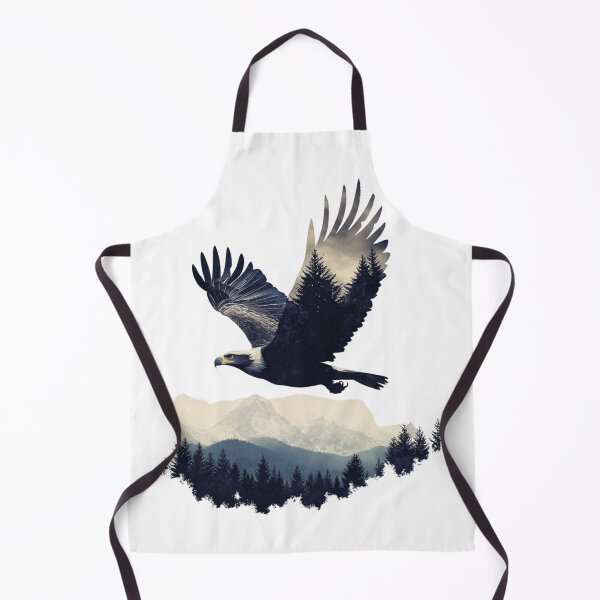 Item preview, Eagle In Mountains designed and sold by NicolasGlowArt.