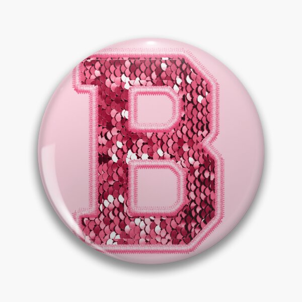 Item preview, B Preppy Varsity Letter Patch designed and sold by Creative Brat Design Studio.