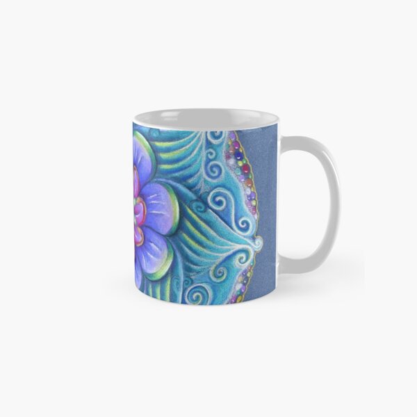 Aqua mandala Classic Mug