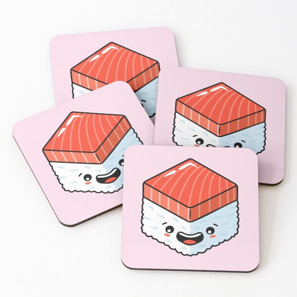 Item preview, Cute Kawaii Hako Square Pressed Sushi designed and sold by KILLTHEBOX.