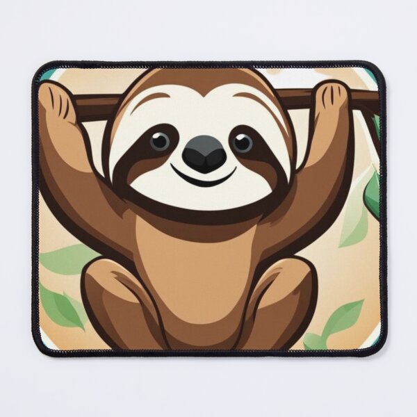 Item preview, Cute sloth hanging from a branch designed and sold by lokirick.