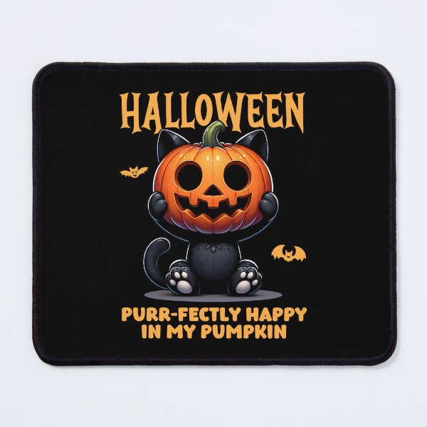 Artikelvorschau, Süße Schwarze Katze Halloween Design Kürbis Kostüm entworfen und verkauft von Infinitee8hirts.