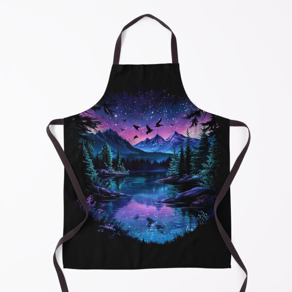 Item preview, Magical Purple Mountains Landscape designed and sold by NicolasGlowArt.