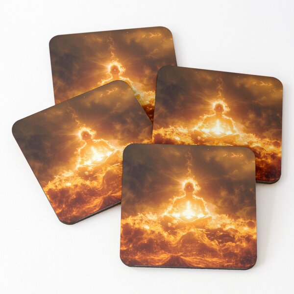 Item preview, Unbreakable Zen Meditation Fire Burning Inside designed and sold by NikoDeeko.