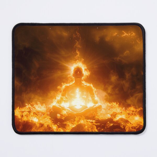 Item preview, Unbreakable Zen Meditation Fire Burning Inside designed and sold by NikoDeeko.