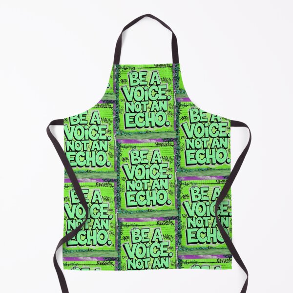 Item preview, Be A Voice Not An Echo Positive Motivational Quote designed and sold by TheArtOfPat.