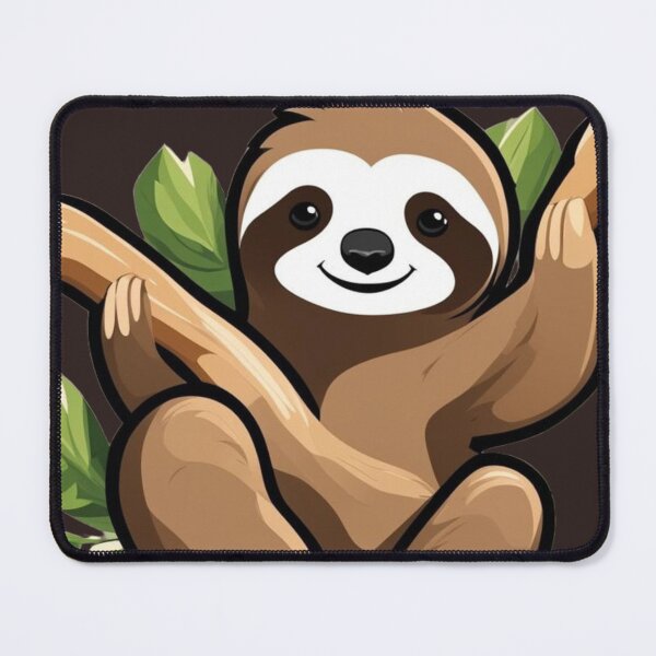 Item preview, Little sloth hanging from a tree designed and sold by lokirick.