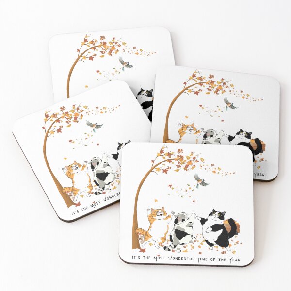 Item preview, it's the Most Wonderful Time of the Year, chonky cats, Fall designed and sold by Cyrensea.
