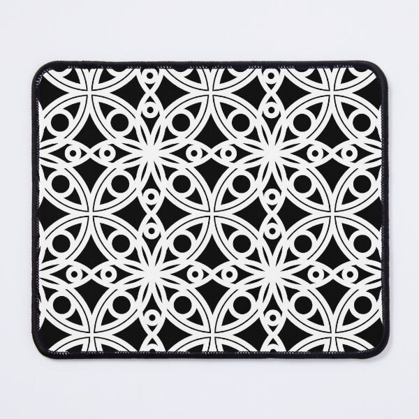 Item preview, Mid-Century Modern Chic Black And White Ornate Pattern designed and sold by DEC02.