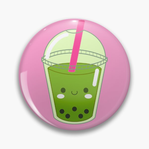 Item preview, Kawaii Matcha Bubble Tea designed and sold by bumblebreeart.