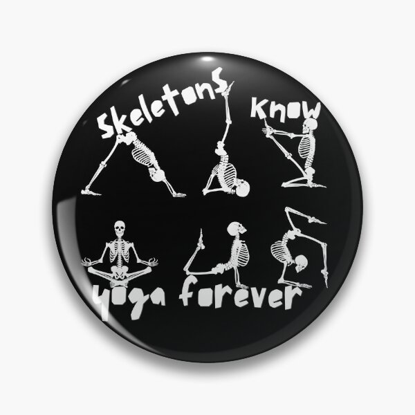 Item preview, Skeletons know Yoga forever designed and sold by GediaPrints.