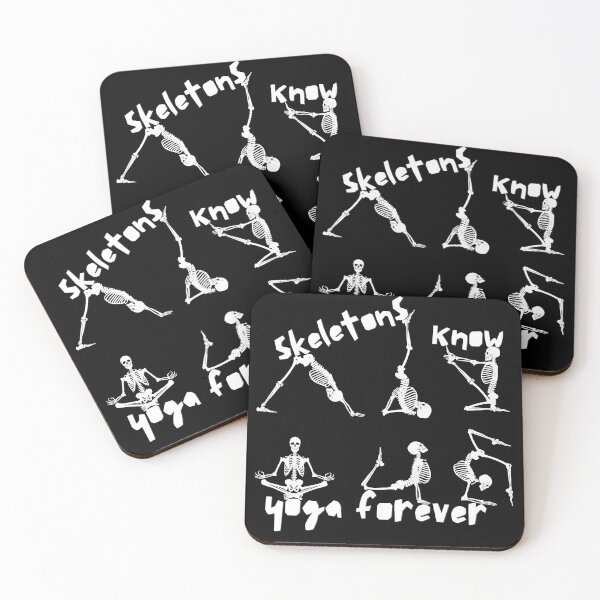 Item preview, Skeletons know Yoga forever designed and sold by GediaPrints.