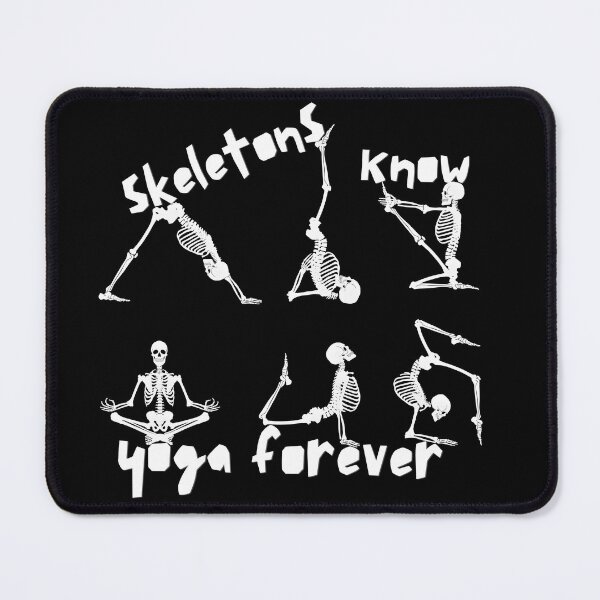 Item preview, Skeletons know Yoga forever designed and sold by GediaPrints.