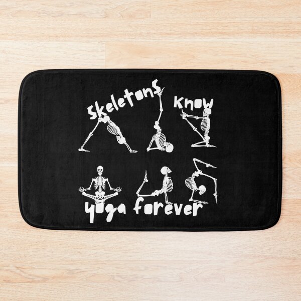 Item preview, Skeletons know Yoga forever designed and sold by GediaPrints.
