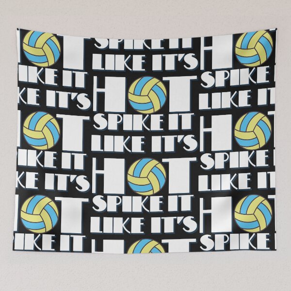 Item preview, Spike It Like It's Hot - Volleyball game designed and sold by portokalis.