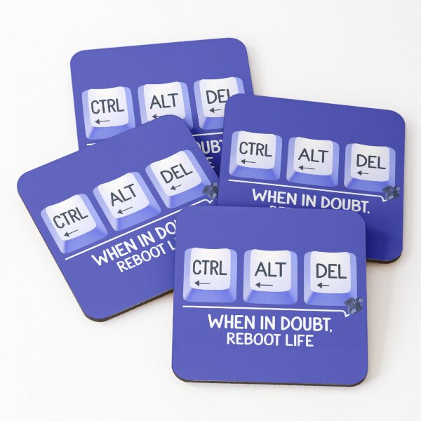 Item preview, Ctrl + Alt + Del: Reboot Life designed and sold by CodeCrush.